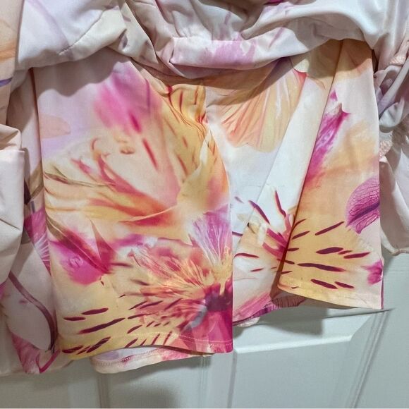 NWT Urban Outfitters Out From Under Cammy Ruffle Trim Micro Skort xl floral - Picture 8 of 11